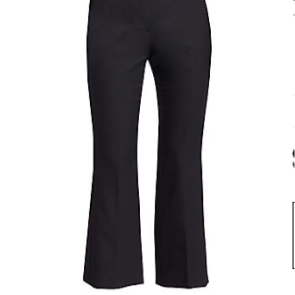 Black Alexander McQueen Tuxedo Kick-Pant Trousers Black Tuxedo Flare pants 36 XS